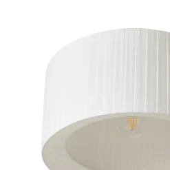 Lindby kattovalaisin Virelle, valkoinen, tekstiili, Ø 40 cm, E27