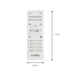 Lindby kaukosäädin Lumaro, valkoinen, pituus 14 cm