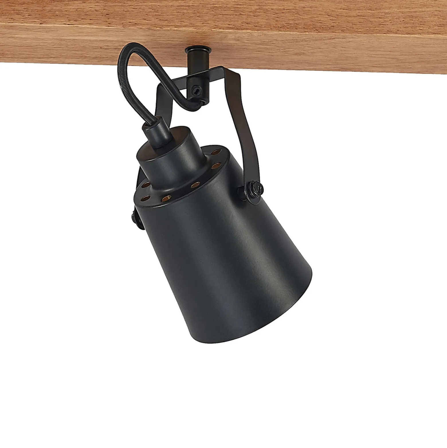 Lindby Kimban kattovalaisin, 5-valo, 106 cm, puu, metallia
