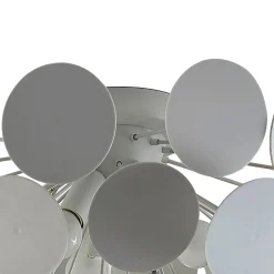 Lindby Kinan kattovalaisin, Ø 54 cm, valkoinen, metallia, E14