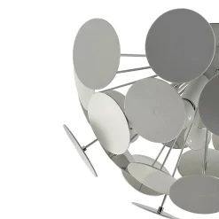 Lindby Kinan kattovalaisin, Ø 54 cm, valkoinen, metallia, E14