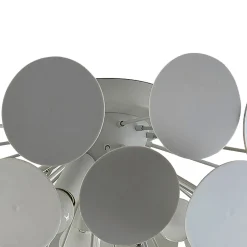 Lindby Kinan kattovalaisin, Ø 54 cm, valkoinen, metallia, E14