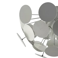 Lindby Kinan kattovalaisin, Ø 54 cm, valkoinen, metallia, E14