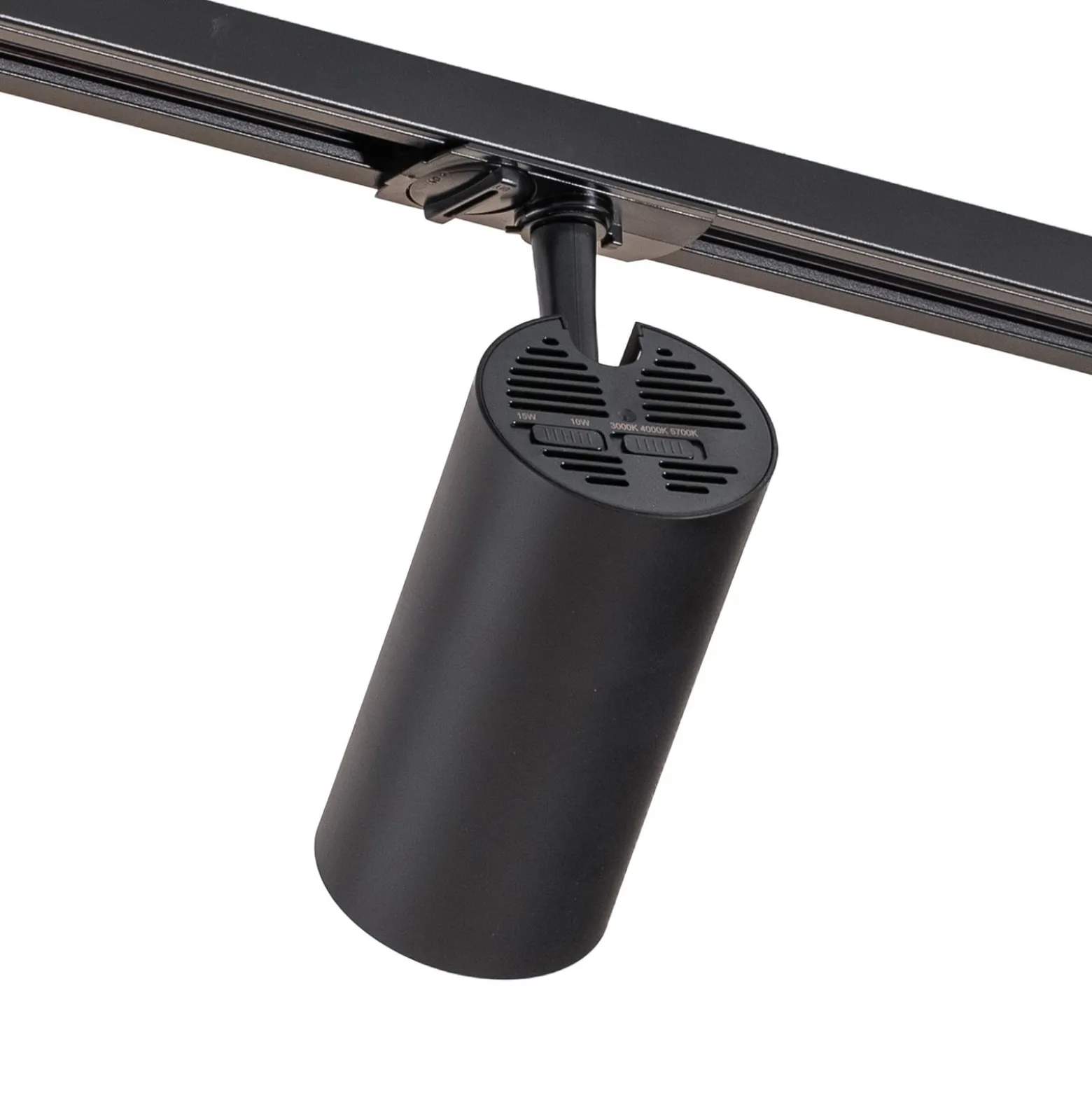Lindby-kiskojärjestelmä Linaro Ø7 cm, 3-lamppuinen, LED, musta, CCT