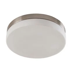 Lindby kylpyhuoneen kattovalaisin Amilia, Ø 30 cm, E27, nikkeli, lasi