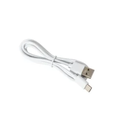 Lindby ladattava LED-pöytävalaisin Janea CUBE, valkoinen, metallia
