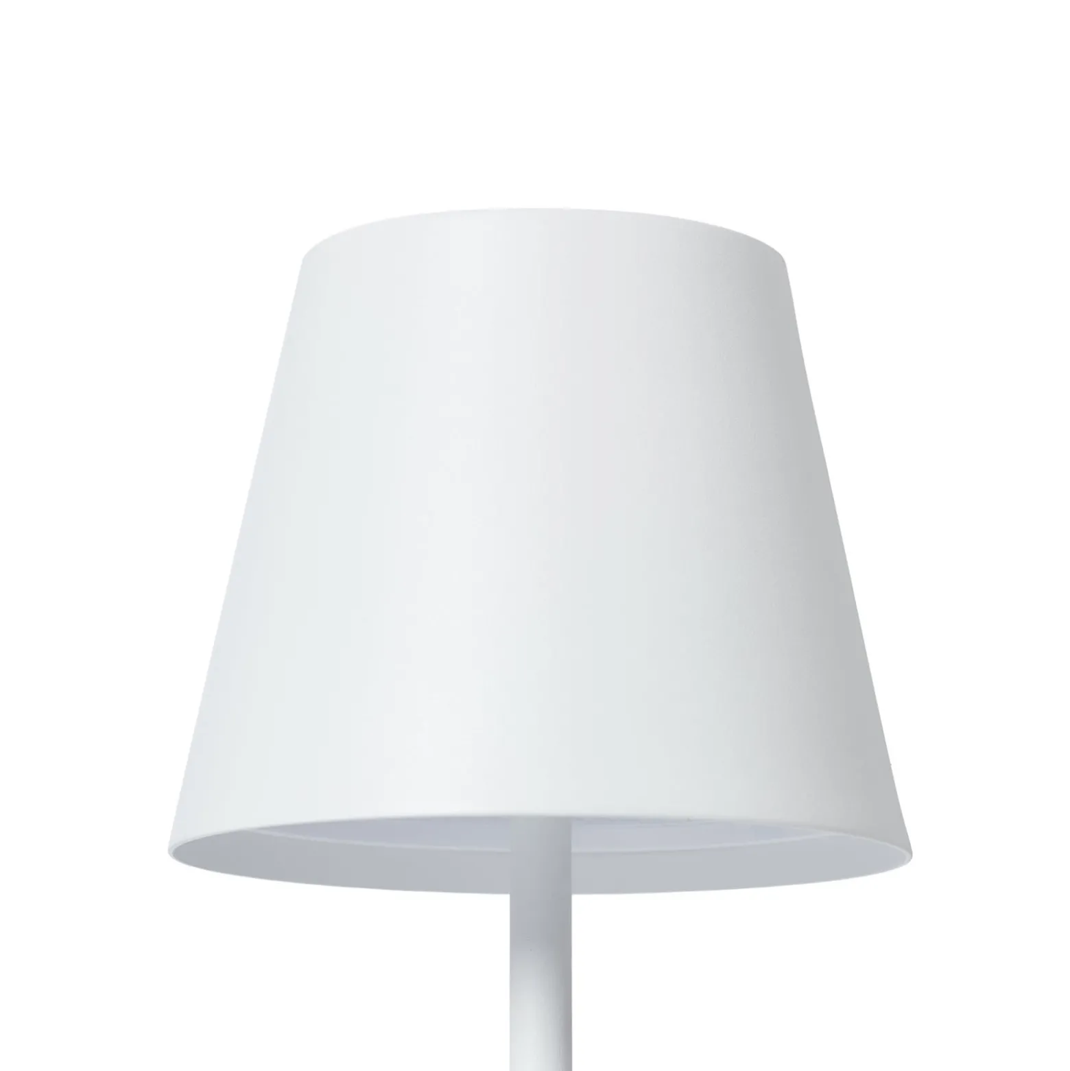 Lindby ladattava LED-pöytävalaisin Janea CUBE, valkoinen, metallia