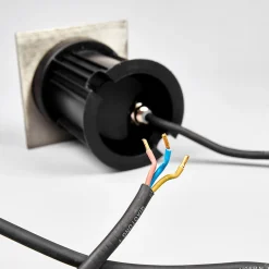 Lindby lattiauppovalaisin Insa, 11 x 11 cm, GU10, IP67