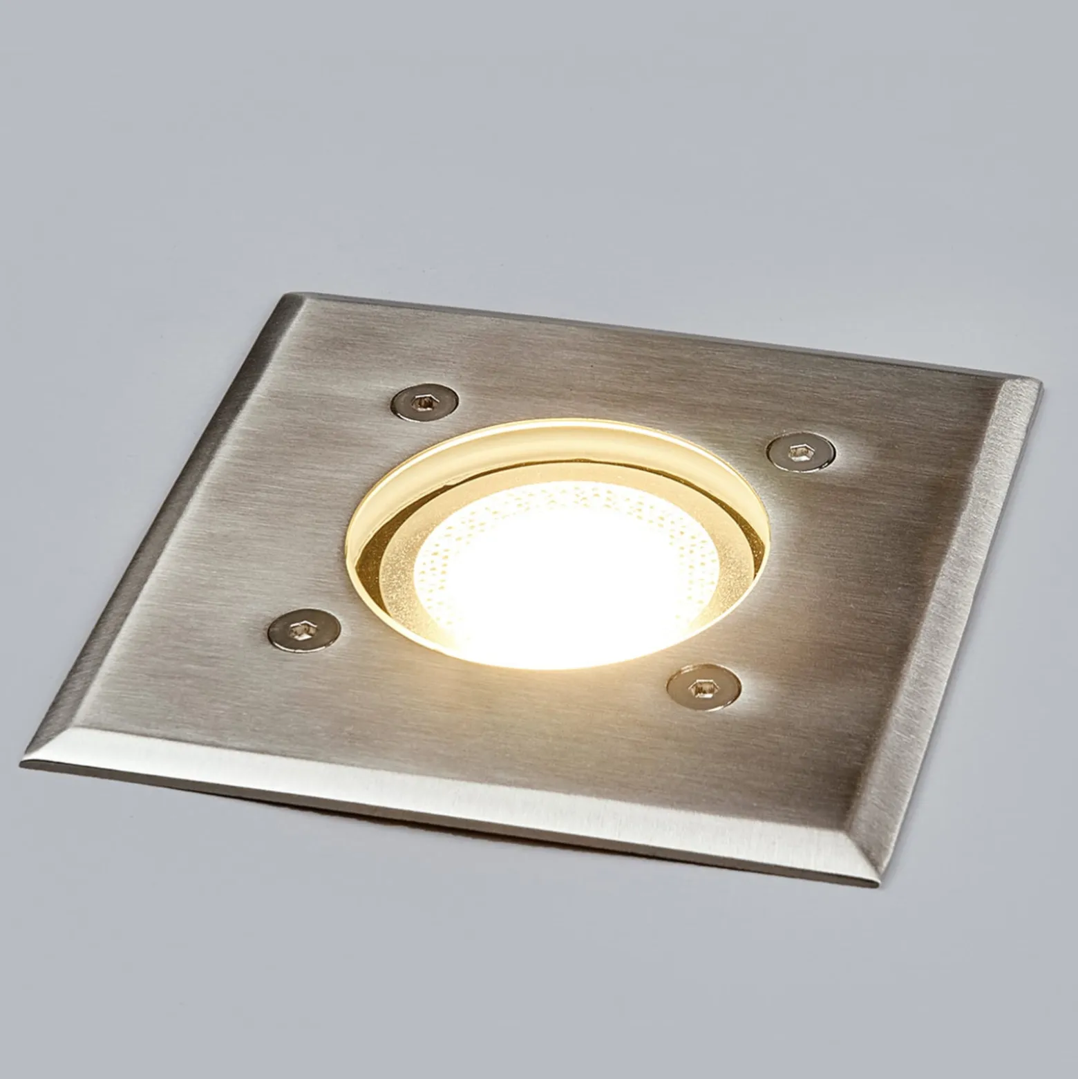 Lindby lattiauppovalaisin Insa, 11 x 11 cm, GU10, IP67