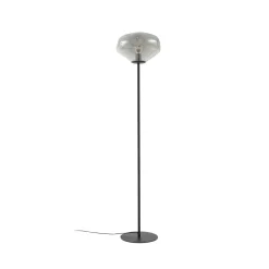 Lindby lattiavalaisin Lelia, savuharmaa, lasi, metalli, 150 cm