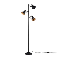 Lindby lattiavalaisin Lilly, musta, metalli, 170cm, E14