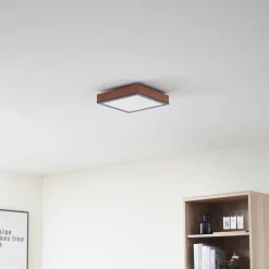 Lindby Laviona LED-kattovalaisin, neliö, 30 cm