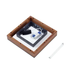 Lindby Laviona LED-kattovalaisin, neliö, 30 cm