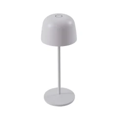 Lindby LED-akkukäyttöinen pöytävalaisin Arietty, valkoinen, himmennettävä, IP65