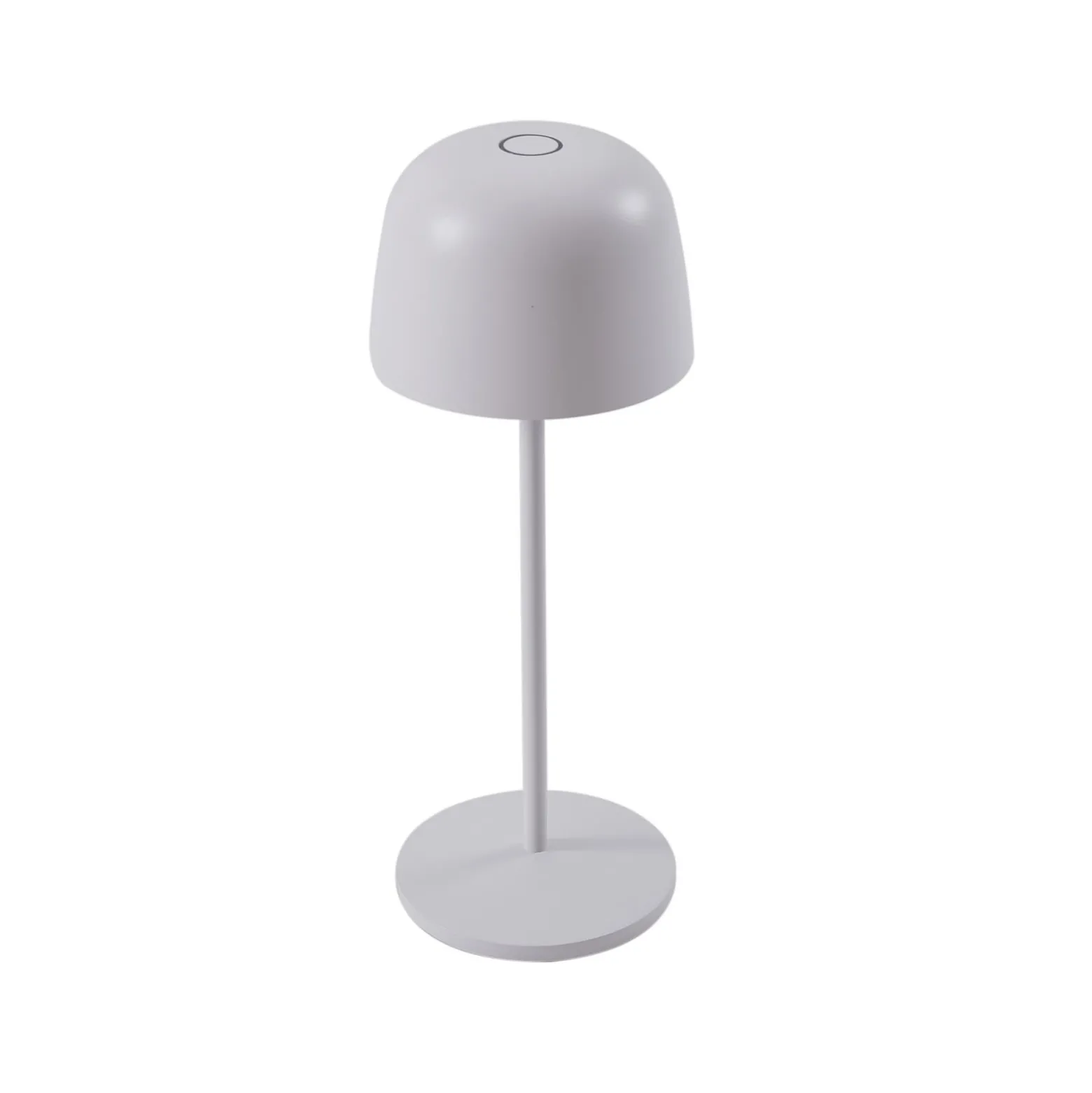 Lindby LED-akkukäyttöinen pöytävalaisin Arietty, valkoinen, himmennettävä, IP65