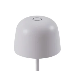 Lindby LED-akkukäyttöinen pöytävalaisin Arietty, valkoinen, himmennettävä, IP65