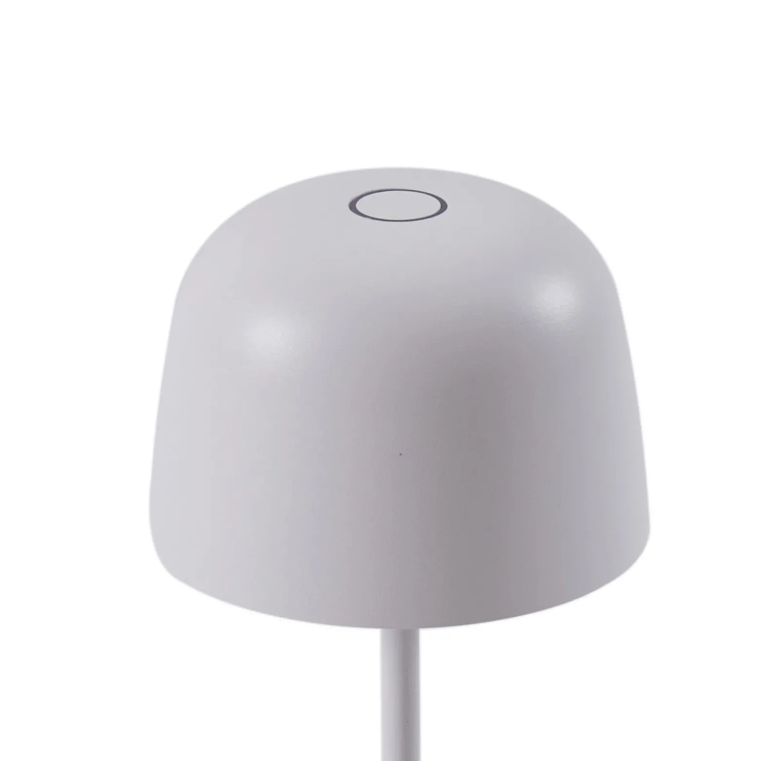 Lindby LED-akkukäyttöinen pöytävalaisin Arietty, valkoinen, himmennettävä, IP65