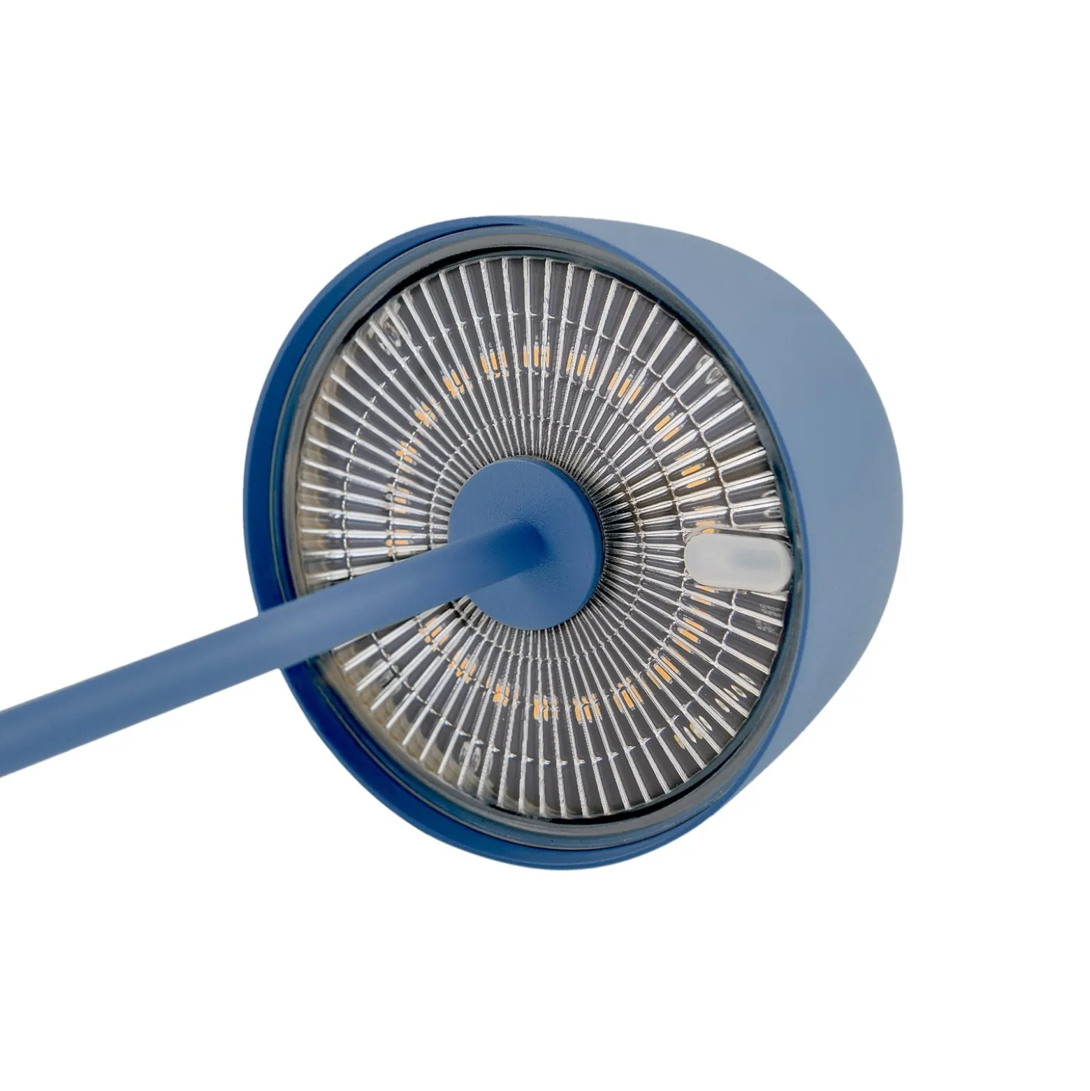 Lindby LED-akku-pöytävalaisin Arietty, sininen, himmennettävä, IP65