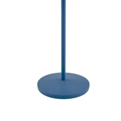 Lindby LED-akku-pöytävalaisin Arietty, sininen, himmennettävä, IP65