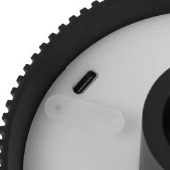 Lindby LED-akkupöytävalaisin Linor, musta, USB, kosketusdimmeri