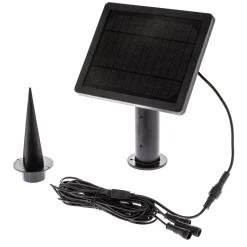 Lindby LED-aurinkoenergialla toimiva maapiikkivalaisin Malida, 3 kpl, musta
