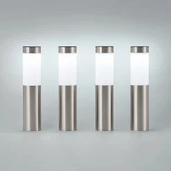 Lindby LED-aurinkokantavalaisin, 4 kpl, maapiikki, 31 cm, IP44