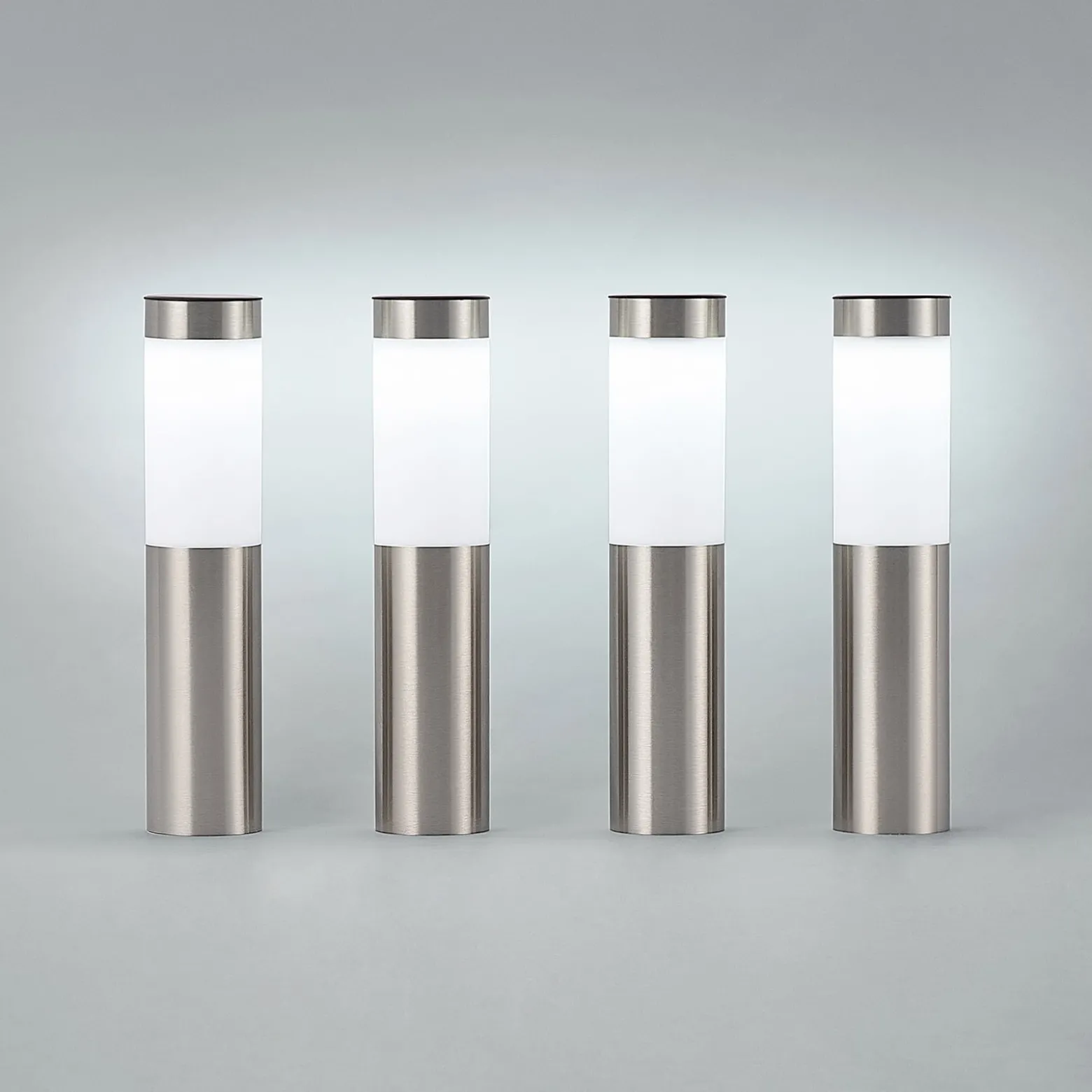 Lindby LED-aurinkokantavalaisin, 4 kpl, maapiikki, 31 cm, IP44