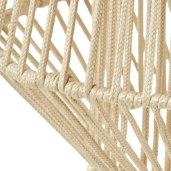 Lindby LED-aurinkokäyttöinen riippuvalaisin Austas, beige, Ø 32 cm, USB, IP54