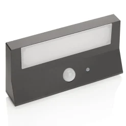 Lindby LED-aurinkokäyttöinen ulkoseinävalaisin Maresia, anturi, antrasiitti