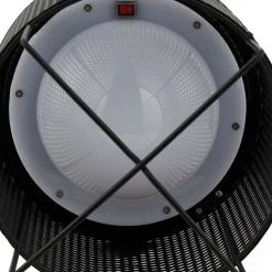 Lindby LED-aurinkoparatiisivalaisin Achilleas, RGBW, musta