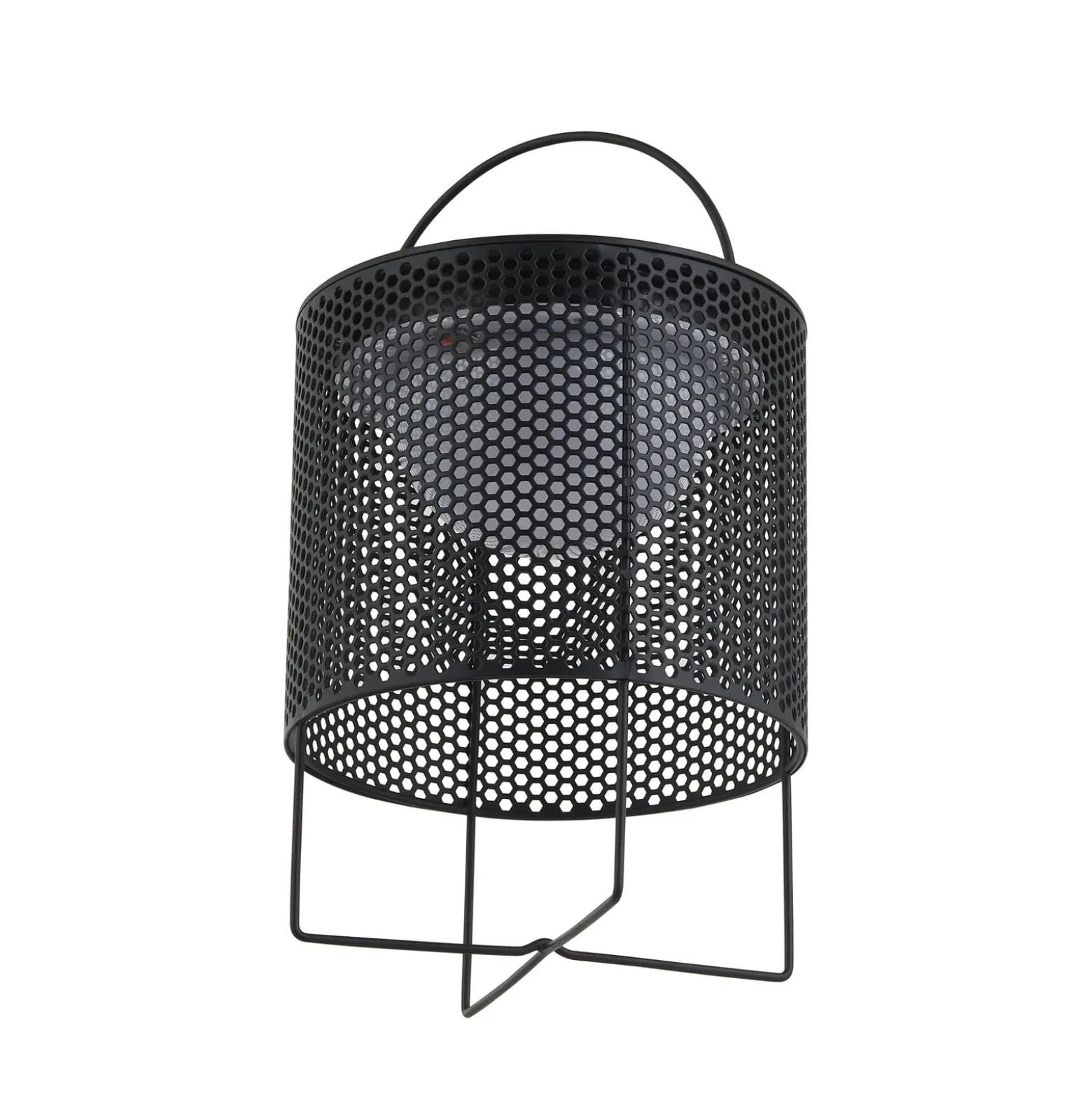 Lindby LED-aurinkoparatiisivalaisin Achilleas, RGBW, musta