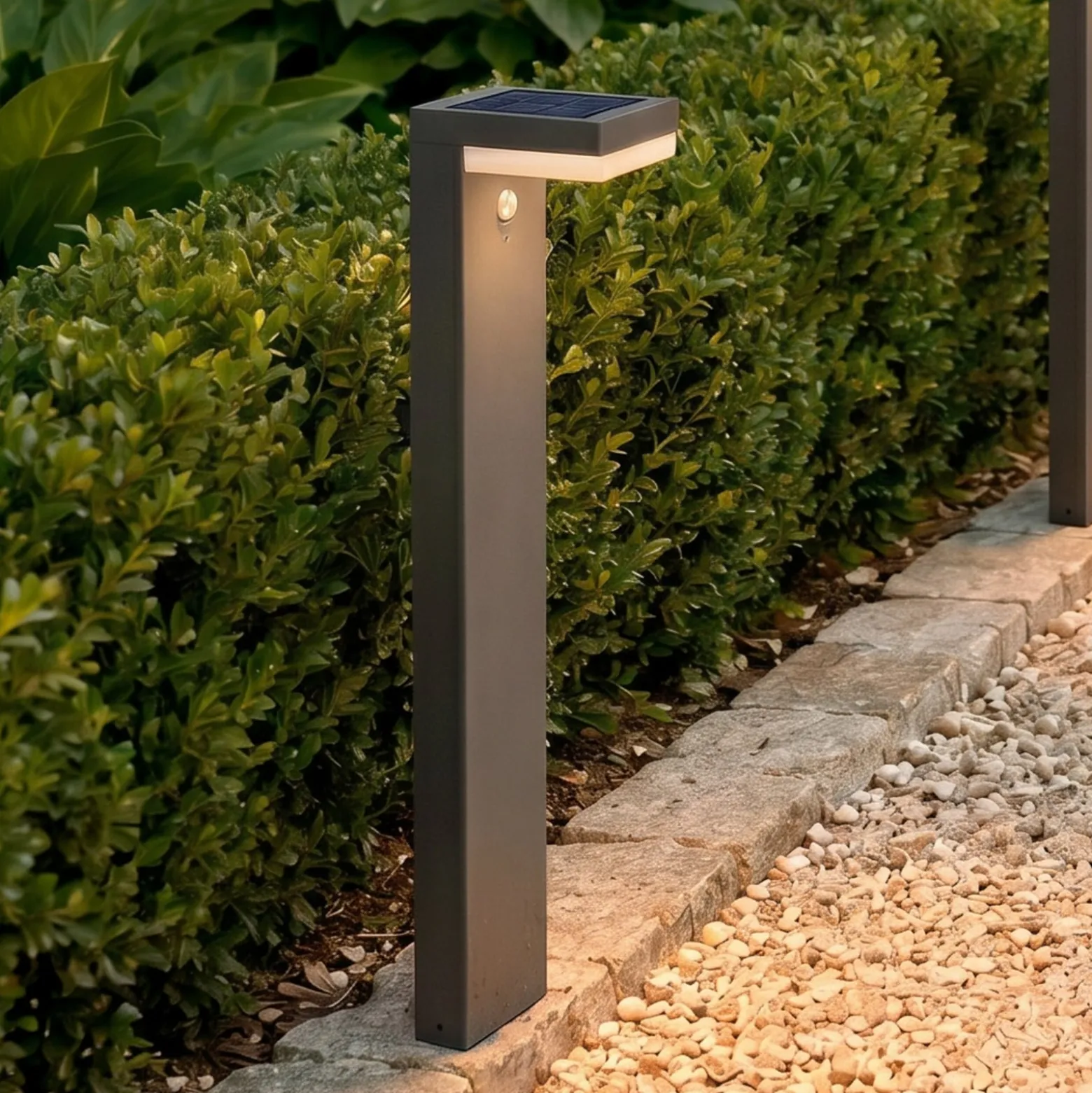 Lindby LED-aurinkopollarivalaisin Chioma, antrasiitti, anturi