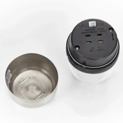Lindby LED-aurinkopöytävalaisimet Pedas, sarja 10 kpl, harmaa
