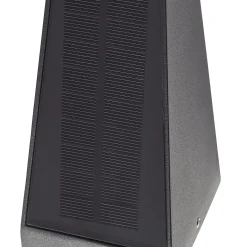 Lindby LED-aurinkovalaisin Raide, sensori, musta, alumiini