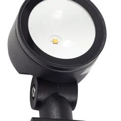 Lindby LED-aurinkovalaisin Raide, sensori, musta, alumiini