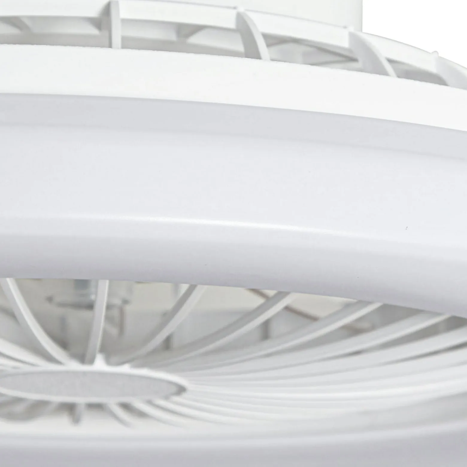 Lindby LED-kattotuuletin Vedin, valkoinen, DC, Ø 49 cm, CCT