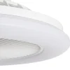 Lindby LED-kattotuuletin Vedin, valkoinen, DC, Ø 45 cm, RGBW