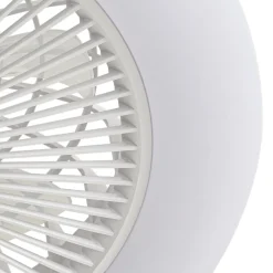 Lindby LED-kattotuuletin Vedin, valkoinen, DC, Ø 45 cm, RGBW
