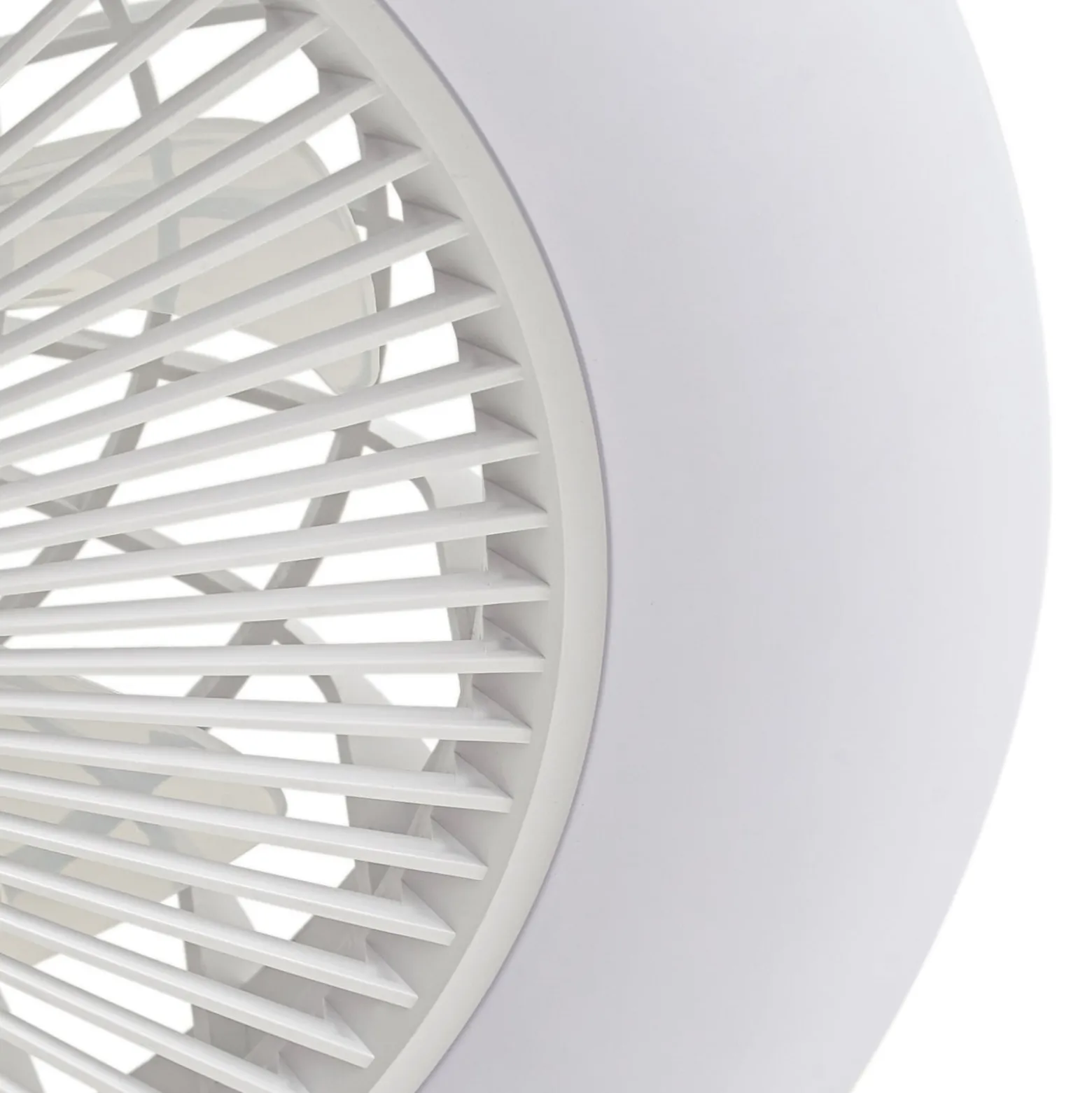 Lindby LED-kattotuuletin Vedin, valkoinen, DC, Ø 45 cm, RGBW
