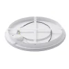 Lindby LED-kattovalaisin Edenia, musta/valkoinen, CCT, Ø 51 cm