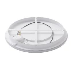 Lindby LED-kattovalaisin Edenia, musta/valkoinen, CCT, Ø 51 cm