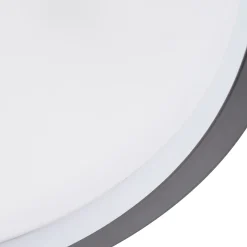 Lindby LED-kattovalaisin Edenia, musta/valkoinen, CCT, Ø 51 cm