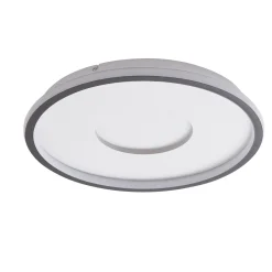 Lindby LED-kattovalaisin Edenia, musta/valkoinen, CCT, Ø 51 cm