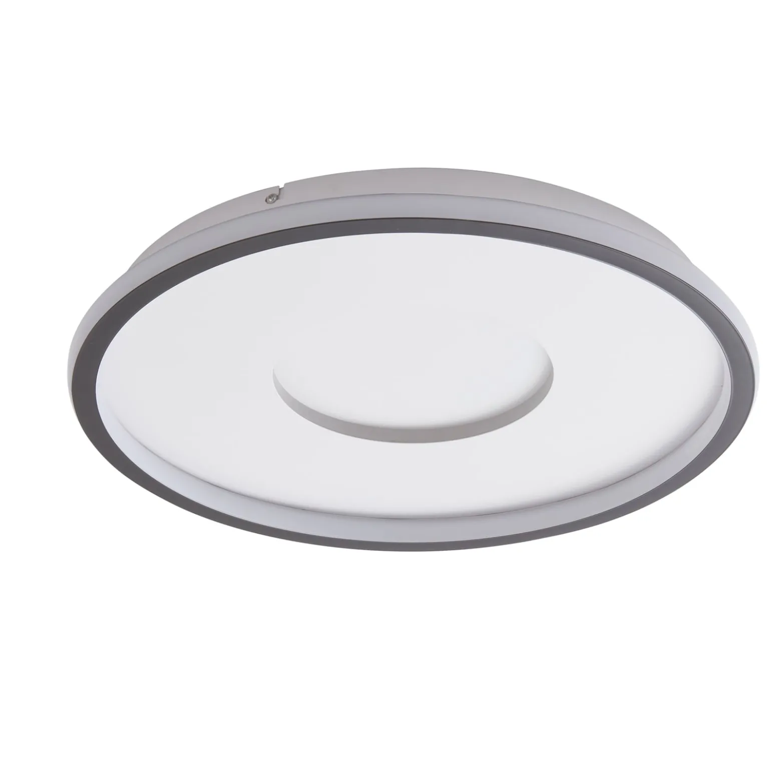 Lindby LED-kattovalaisin Edenia, musta/valkoinen, CCT, Ø 51 cm