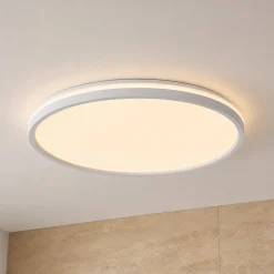 Lindby LED-kattovalaisin Edmund, valkoinen, Ø 39 cm, CCT, IP44