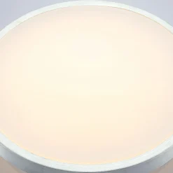 Lindby LED-kattovalaisin Emelie, Ø 42 cm, alumiininvärinen, metallia