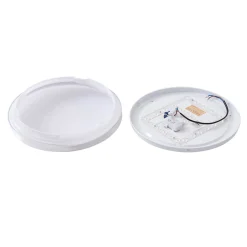 Lindby LED-kattovalaisin Eovi, Ø 33 cm, valkoinen, 3000 K, pyöreä