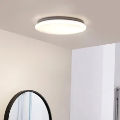 Lindby LED-kattovalaisin Eovi, Ø 33 cm, valkoinen, 3000 K, pyöreä
