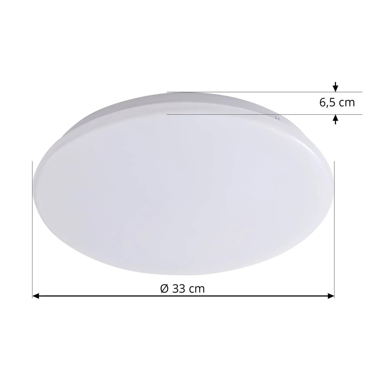 Lindby LED-kattovalaisin Eovi, Ø 33 cm, valkoinen, 3000 K, pyöreä