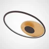 Lindby LED-kattovalaisin Feival, 61 cm, ruoste/kulta, himmennettävä